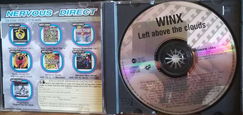 WINX - LEFT ABOVE THE CLOUDS CD