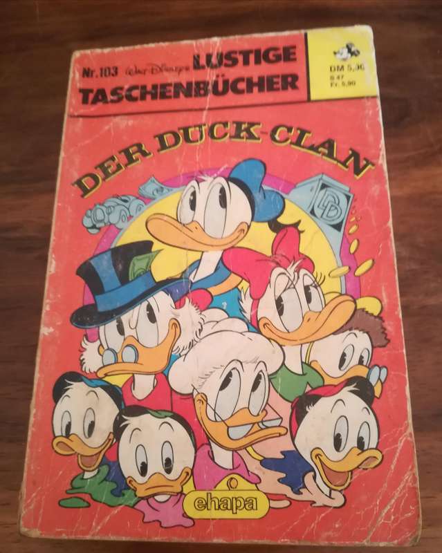 DER DUCK CLAN. GERMAN COMIC BOOK.