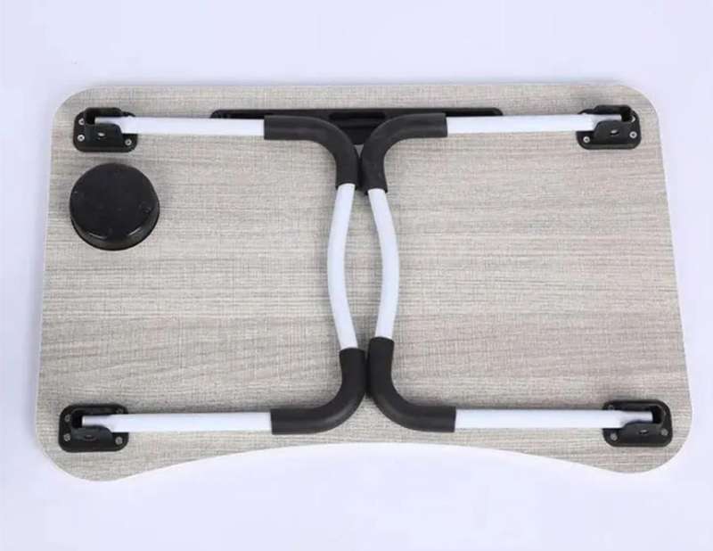 Convenient Folding Small Table. Lazy Bed, Computer, Desk Table. Black. New.