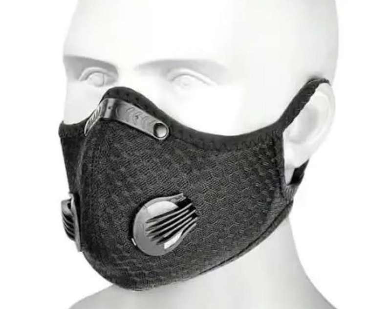 Protective Reusable Multiple Filter Layered Face Mask with 60x Carbon Filters Pads. New.