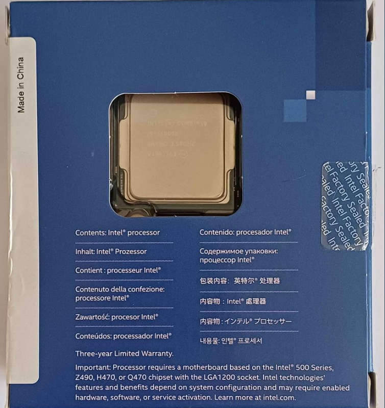 Intel Core i9 11900k (LGA 1200) 11th Gen CPU. Like New.