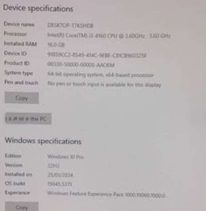 Dell OptiPlex 3020 MINI TOWER DESKTOP PC | Core i3 4160 3.6Ghz | 16GB RAM | 500GB HDD