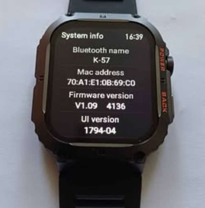 K-57 Rugged Smart watch. New.