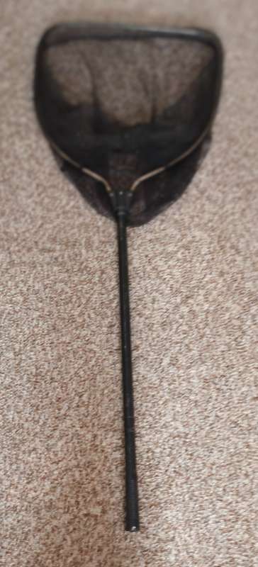 Fishing landing Net. Patched up. Still Useable. 1.26m.