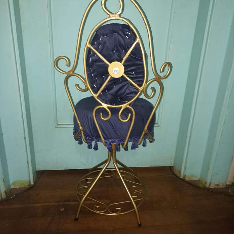 Refurbished Blue boudoir chair