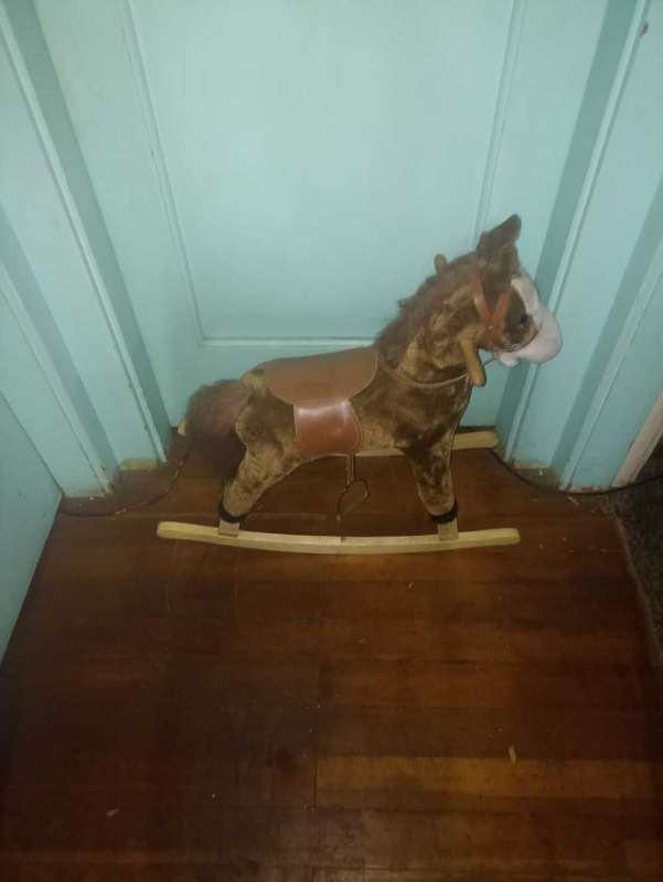 Vintage Kids rocking horse with Saddle
