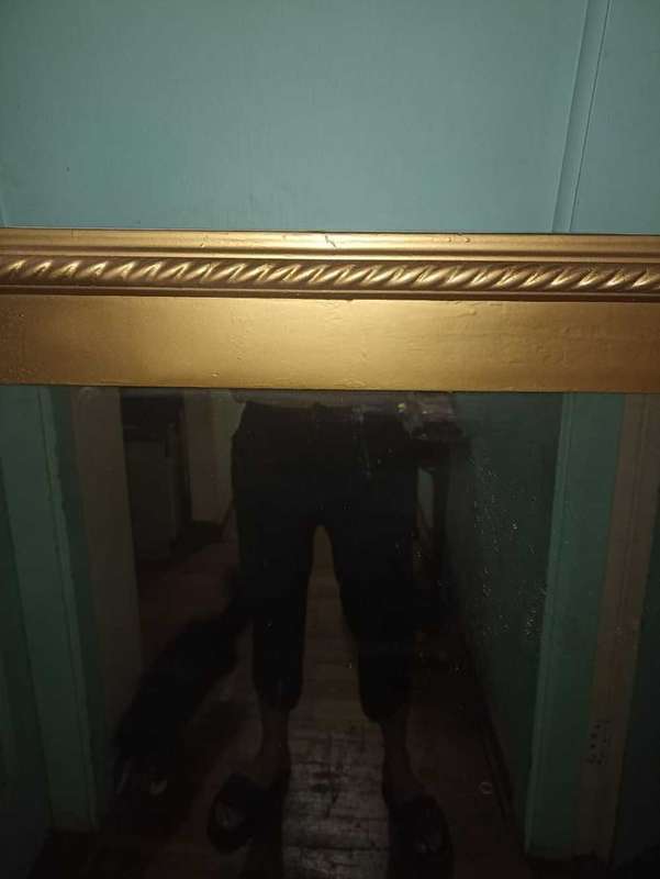 Beautiful huge Golden refurbished Mirror