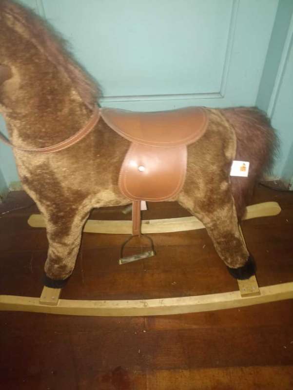 Vintage Kids rocking horse with Saddle