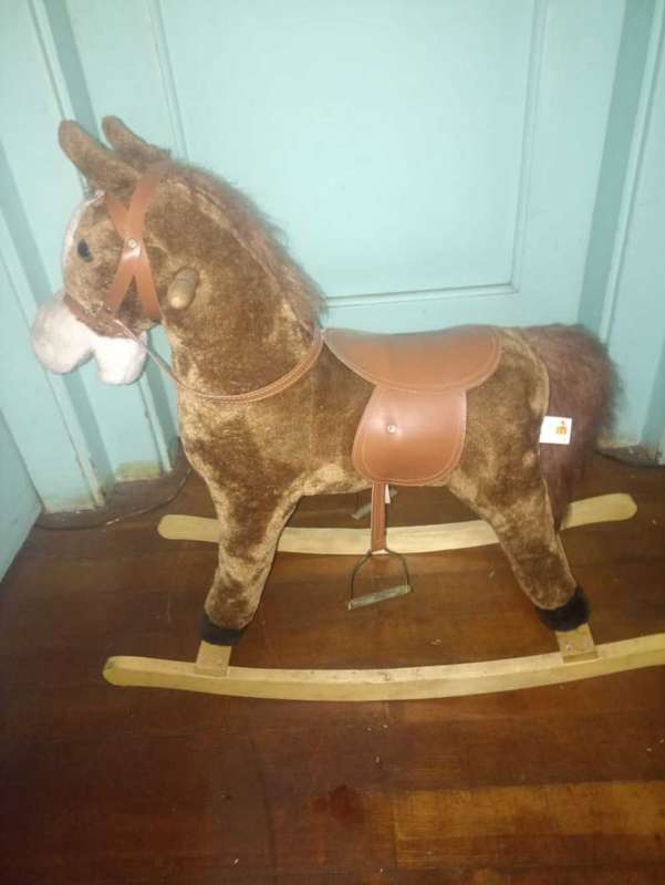 Vintage Kids rocking horse with Saddle