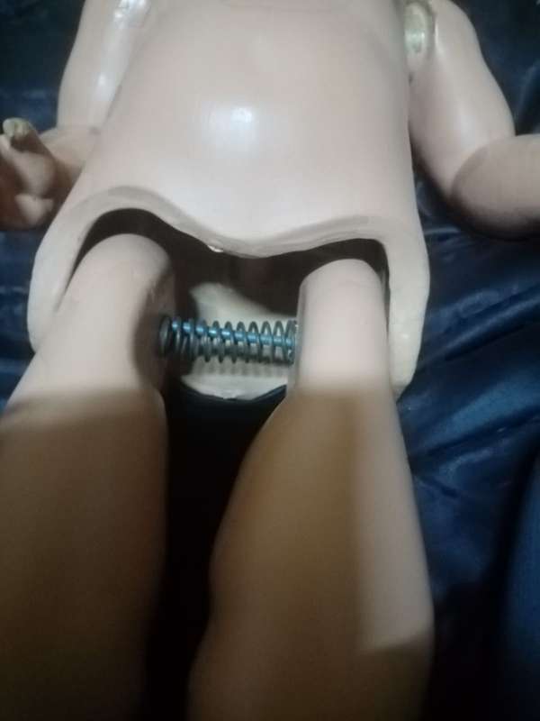 VINTAGE COMPOSITION WALKING DOLL VERY RARE AND SCARCE