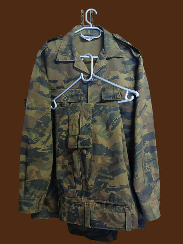 SAP - South African Railway Police Task Force  Camouflage Long Sleeve Shirt and Trousers - RARE ITEM