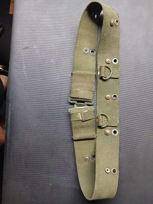 Koevoet olive green webbing belt
