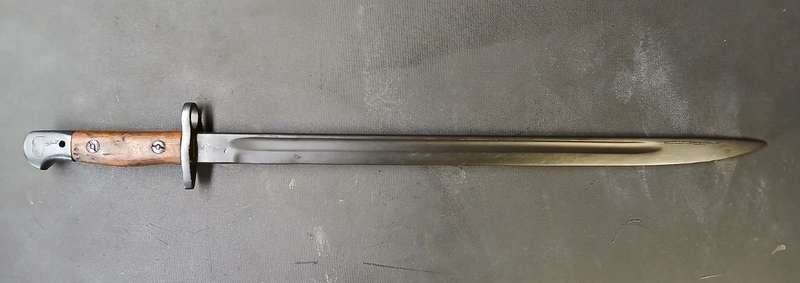 1907 Pattern 303 Bayonet With Brown Leather Scabbard