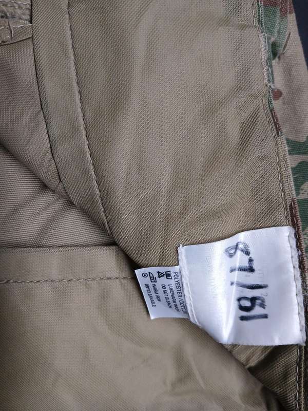 SAPS CAMO - 2ND PATTERN - IN MINT CONDITION - SIZE - 87/81  (4)