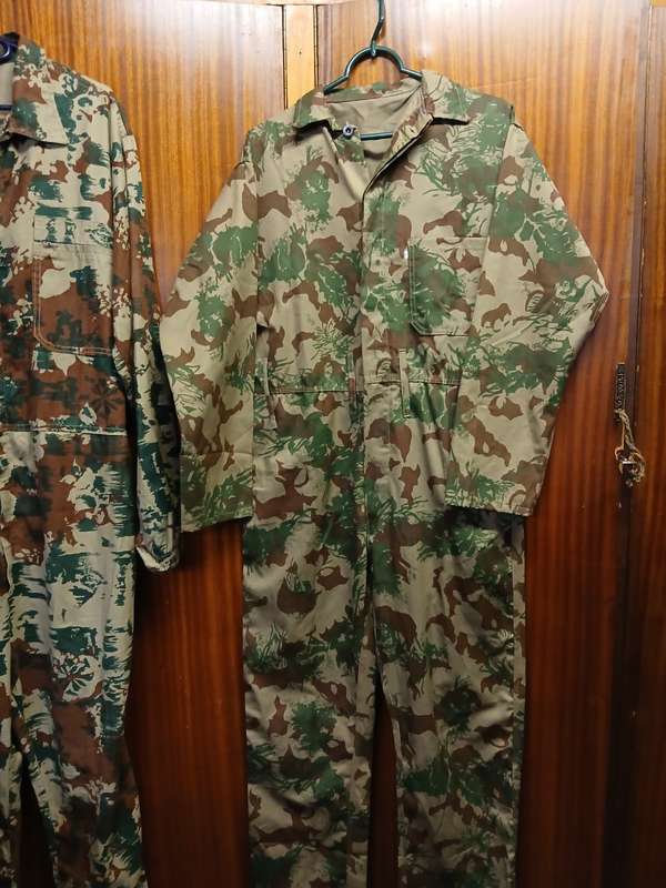 For the connoisseur collector - SAP 1st Pattern and 2nd Pattern Camo Coverall Combo.