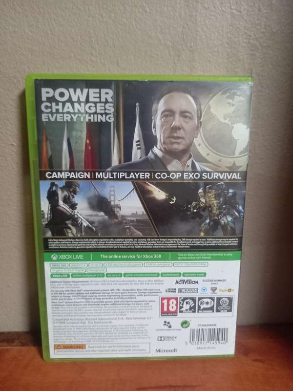 Call Of Duty Advanced Warfare Xbox 360