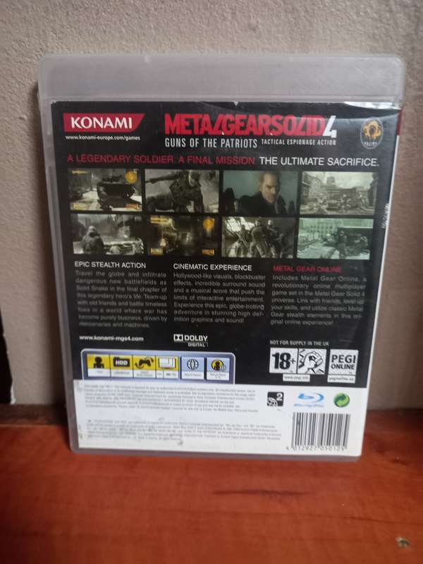Metal Gear Solid 4 Guns Of The Patriots