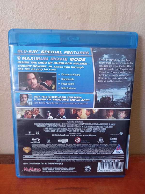 Sherlock Holmes A Game Of Shadows