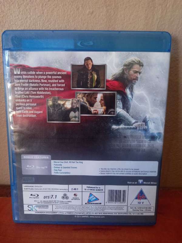 Thor The Dark World (BluRay)