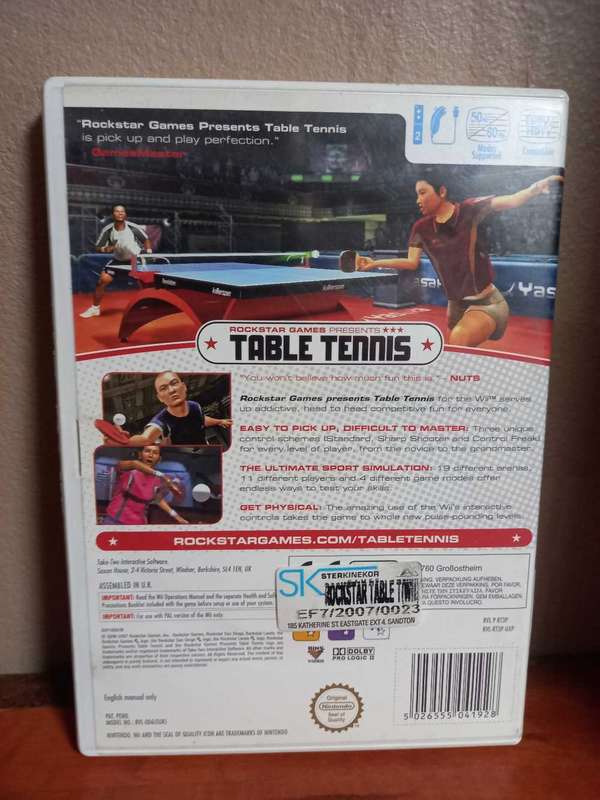Rockstar Games Presents Table Tennis