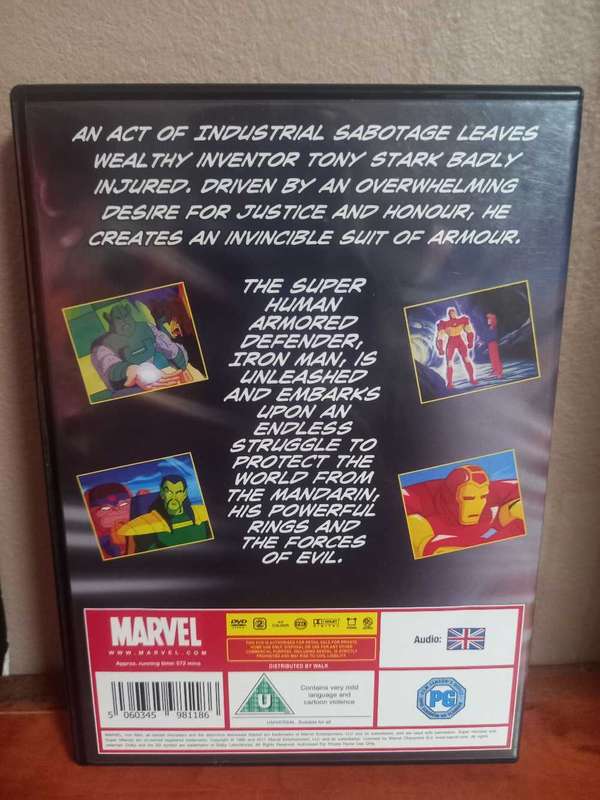 Iron Man Season 1 And 2 90s and 60s Cartoon Box Set