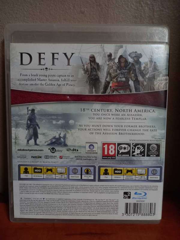 Assassin's Creed IV Black Flag And Assassin's Creed Rogue Double Pack