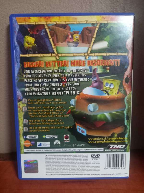 The SpongeBob SquarePants The Movie Videogame