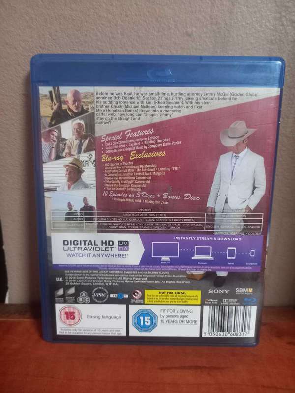 Better Call Saul Season 1 And 2 Blu-ray Box Set