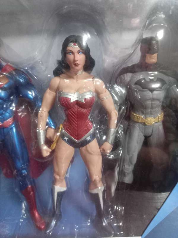 DC Collectibles The New 52 Superman, Wonder Woman And Batman Action Figure 3 - Pack