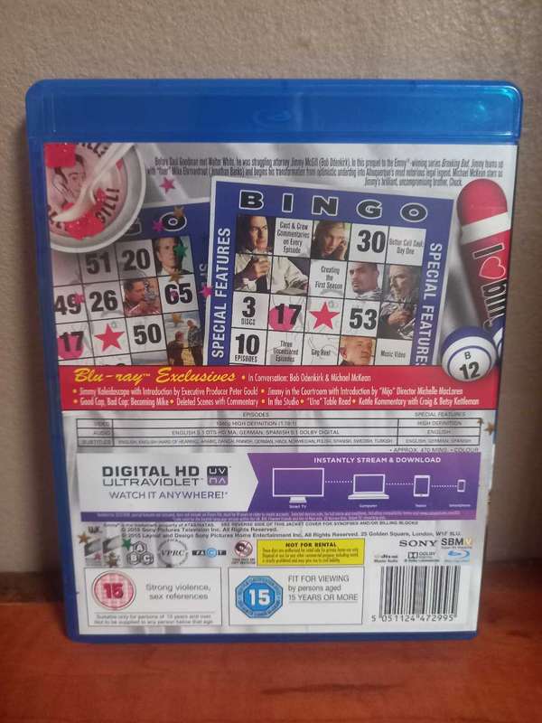 Better Call Saul Season 1 And 2 Blu-ray Box Set