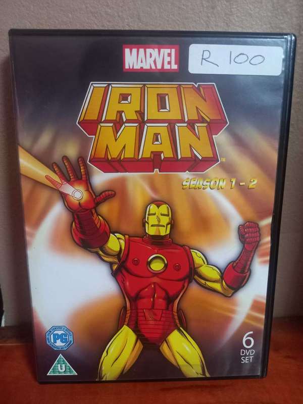 Iron Man Season 1 And 2 90s and 60s Cartoon Box Set
