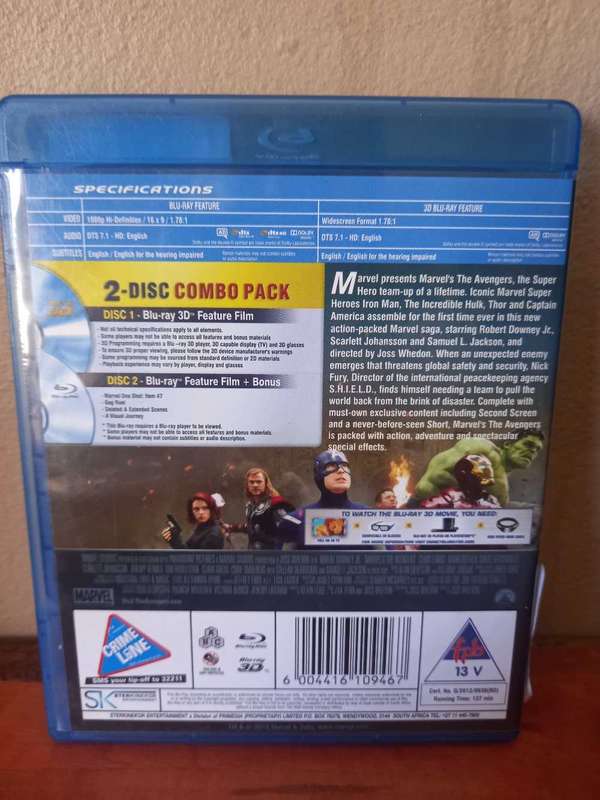 Marvel's The Avengers (Bluray And Bluray 3D Bundle)