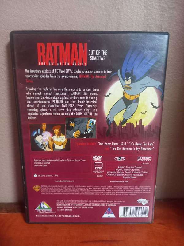 Batman The Animated Series Out Of The Shadows