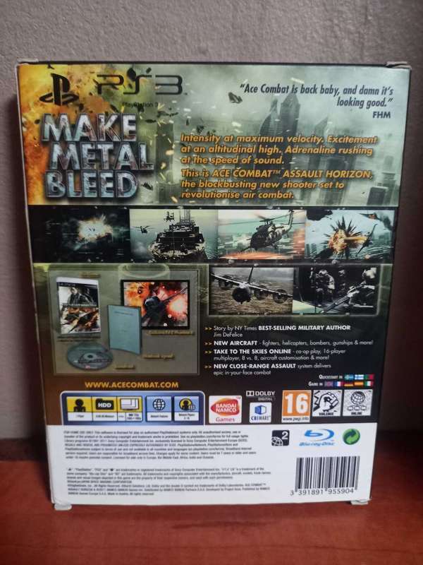 Ace Combat Assault Horizon Limited Edition