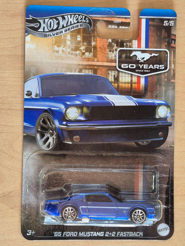 HOTWHEELS SILVER SERIES CHASE - 65 Mustang 2 + 2 Fastback
