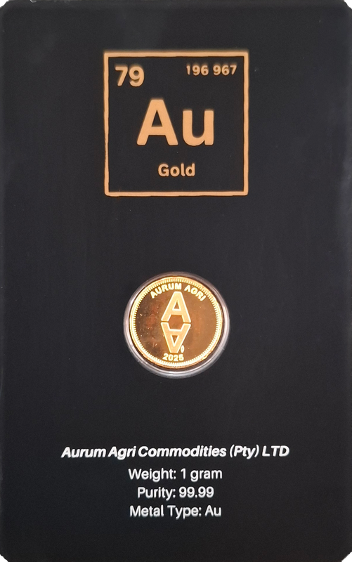 1g Gold Coin - Aurum Agri Mint