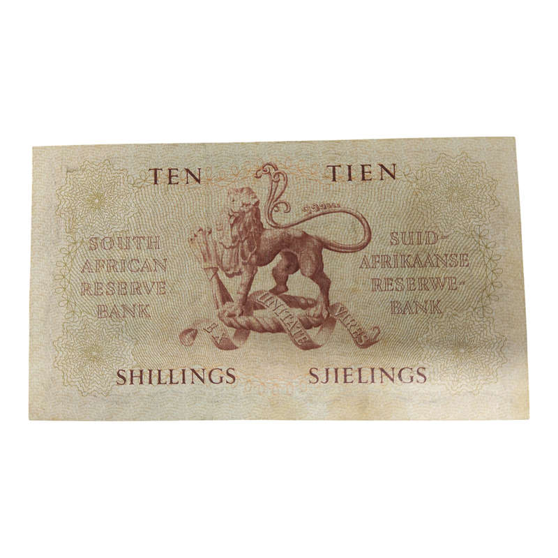 M.H de Kock 3rd Issue Ten Shillings