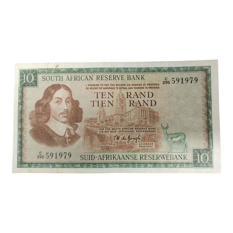 TW de Jongh 3rd Issue 10 Rand