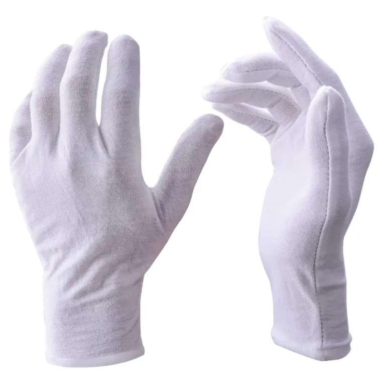 Cotton Gloves - Large