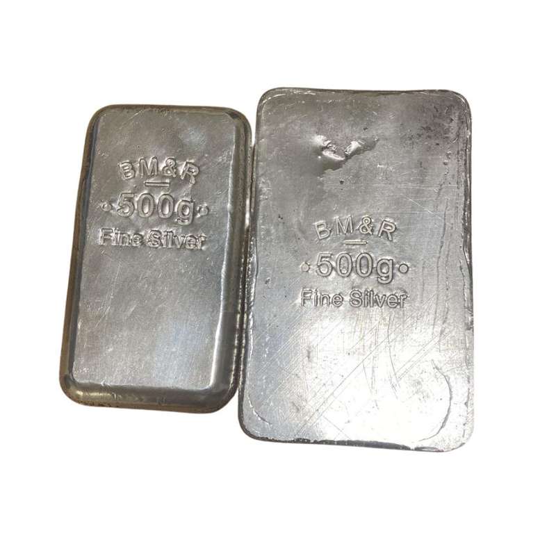500g Silver Cast Bar