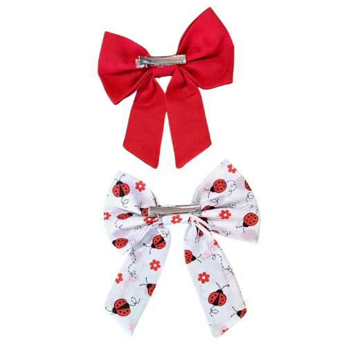 2 pc hair bow