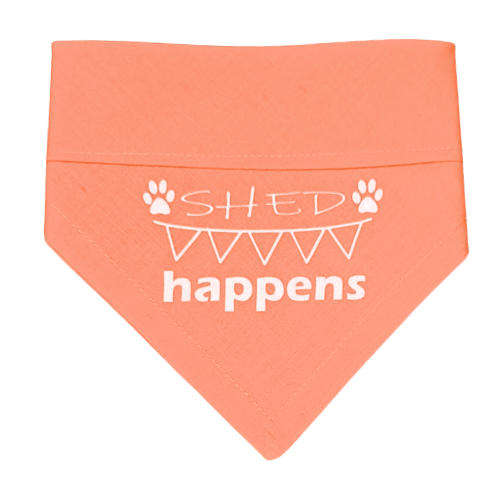 Pet Bandana Orange (Shed happens)
