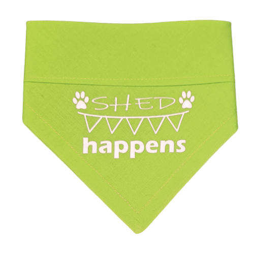 Pet Bandana Green (Shed happens)