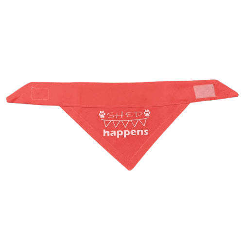 Pet Bandana Red (Shed happens)
