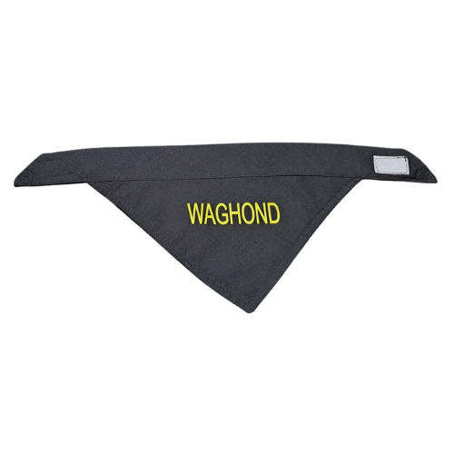 Pet Bandana Black (Waghond)