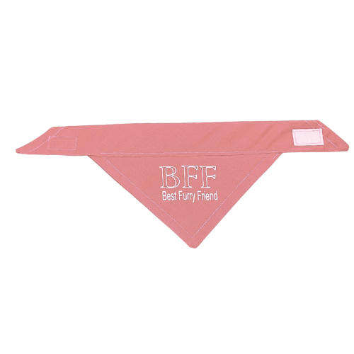 Pet Bandana Pink (BFF best furry friend)