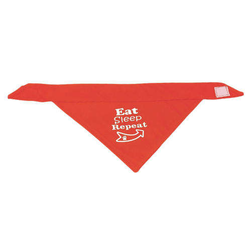 Pet Bandana Red ( Eat Sleep Repeat )