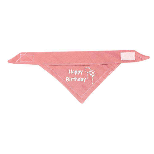 Pet Bandana Pink (Happy Birthday)