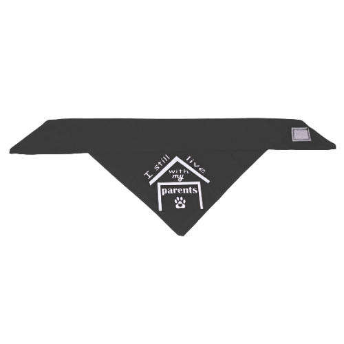 Pet Bandana Black (I still live with my parents)