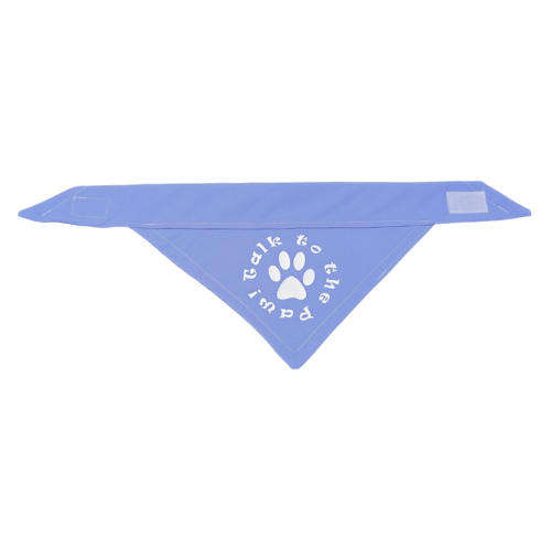 Pet Bandana Blue (Talk to the paw)